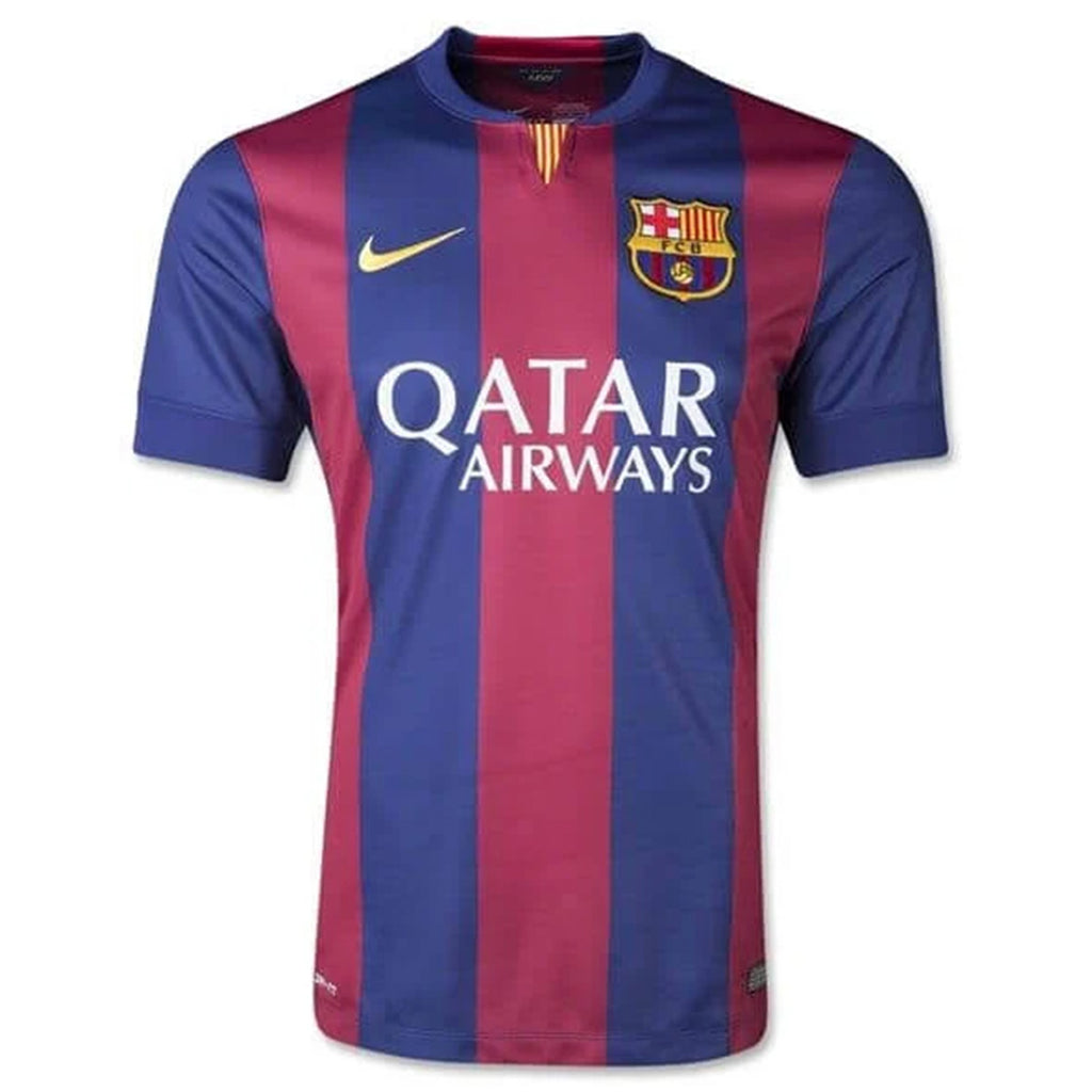 Messi #10 Retro Barcelona Home Jersey 2014/15