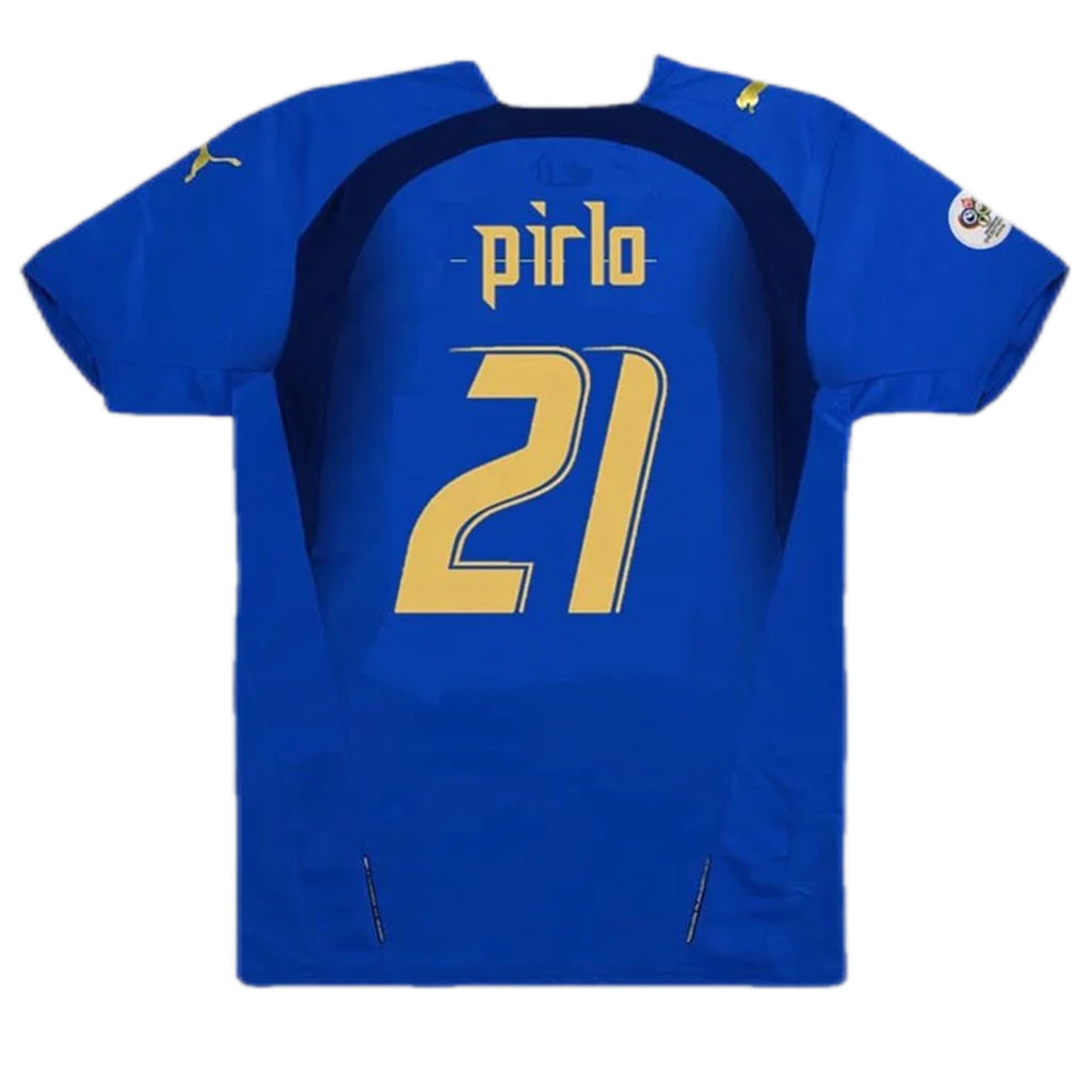 PIRLO #21 Italy Retro Home Jersey World Cup 2006