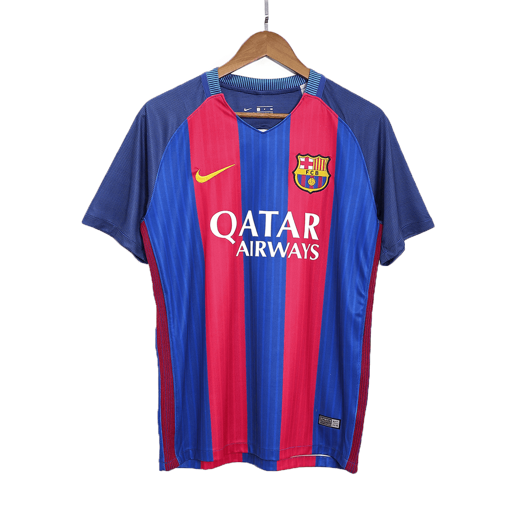 Messi #10 Barcelona Home Retro Jersey 2016/17