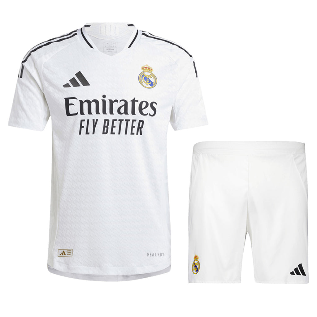 Real Madrid Home Match Jersey + Shorts Player Version 2024/25