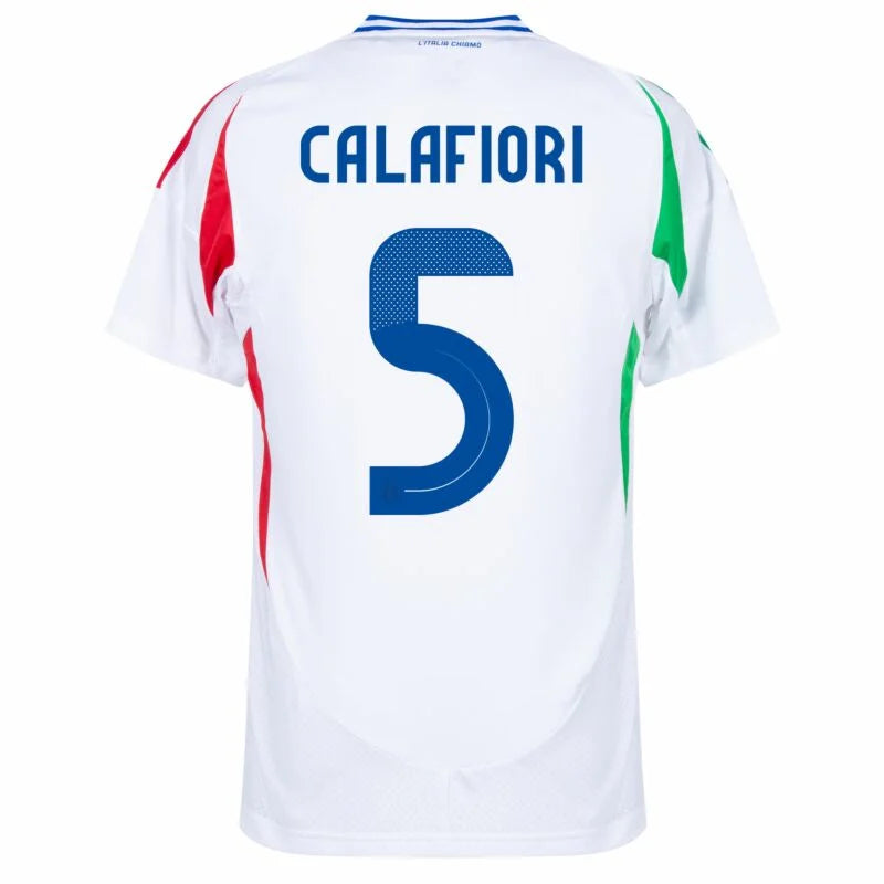 Футболка adidas Italy Away Calafiori 5 2024-2025 (официальная печать) 