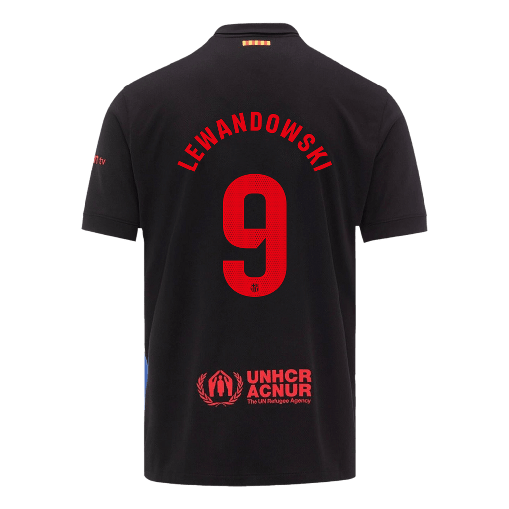 LEWANDOWSKI #9 Barcelona Away Spotify Logo Without Text Jersey 2024/25