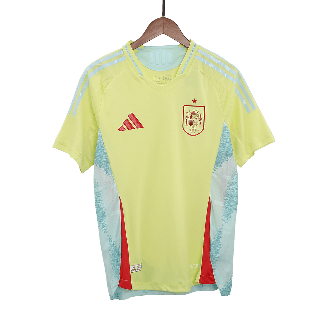 LAMINE YAMAL #19 Spain Away Jersey Player Version Euro 2024