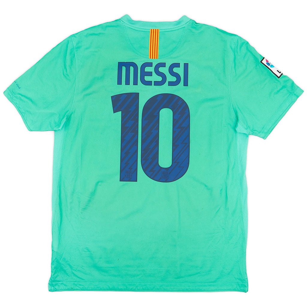 Messi #10 Retro Barcelona Away Jersey 2010/11