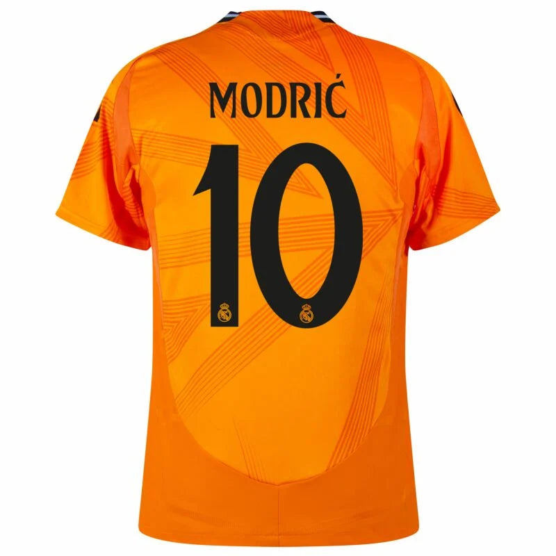 adidas Real Madrid Authentic Modrić 10 Away Shirt 2024-2025 (Official Printing)