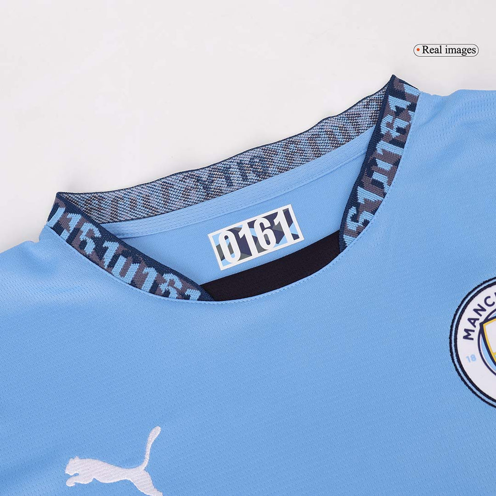 [Super Replica] RODRIGO #16 Manchester City Home Jersey 2024/25 - UCL Font