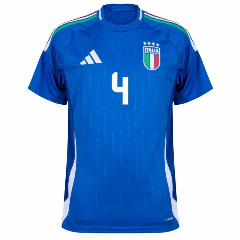 Рубашка adidas Italy Home Buongiorno 4 2024-2025 (официальная печать) 