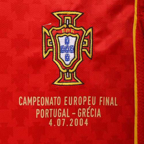 Portugal C.Ronaldo #17 Retro Jersey Home Euro Cup Final 2004