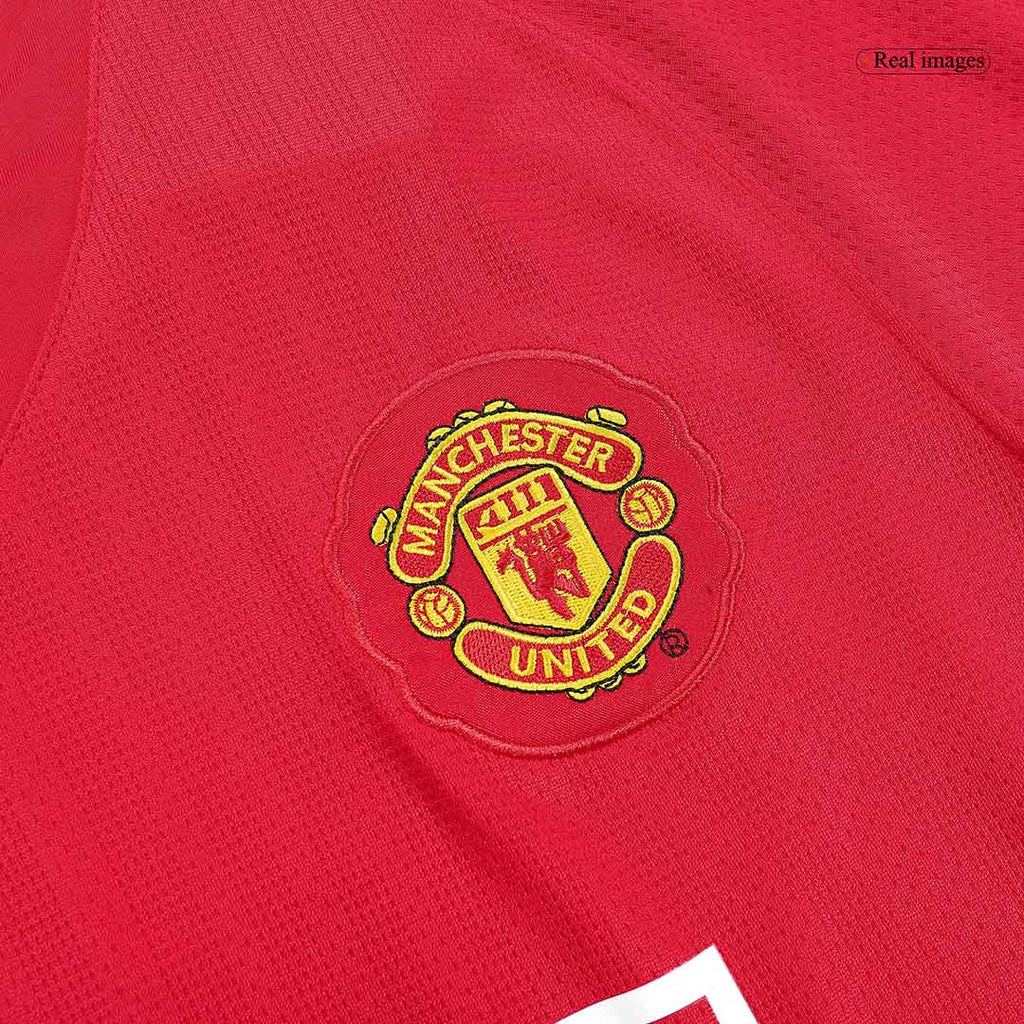 Футболка Manchester United RONALDO #7 Retro с длинным рукавом 2007/08