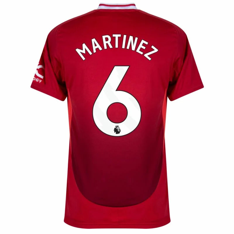 adidas Man Utd Home Martinez 6 Shirt 2024-2025 (Premier League)