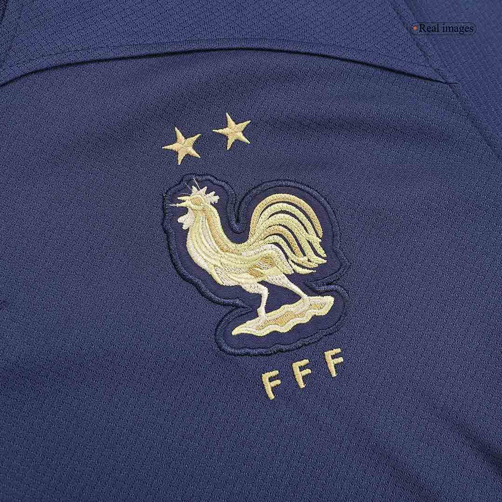 France MBAPPE #10 World Cup Final Jersey Home Replica 2022