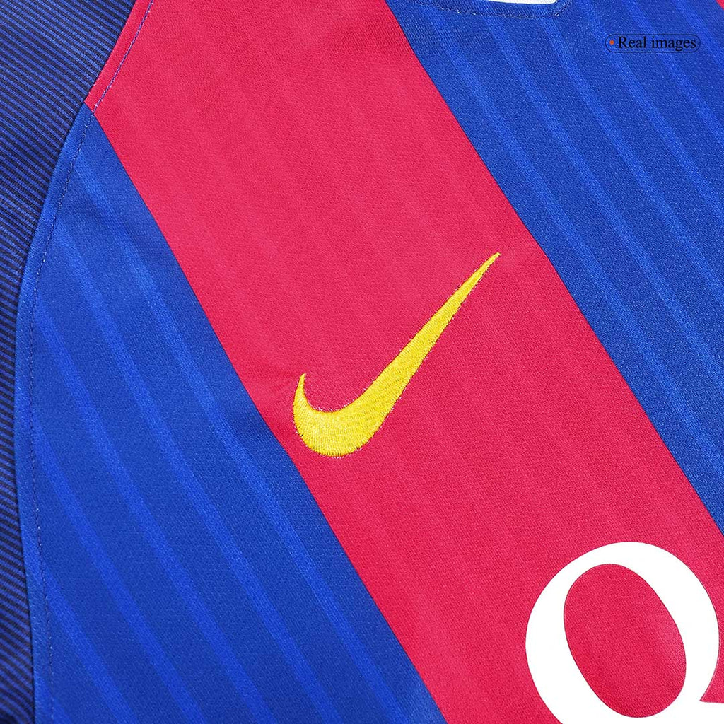 Messi #10 Barcelona Home Retro Jersey 2016/17