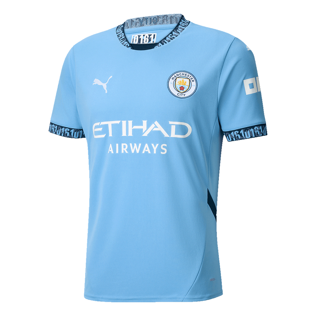 [Super Replica] RODRIGO #16 Manchester City Home Jersey 2024/25 - UCL Font