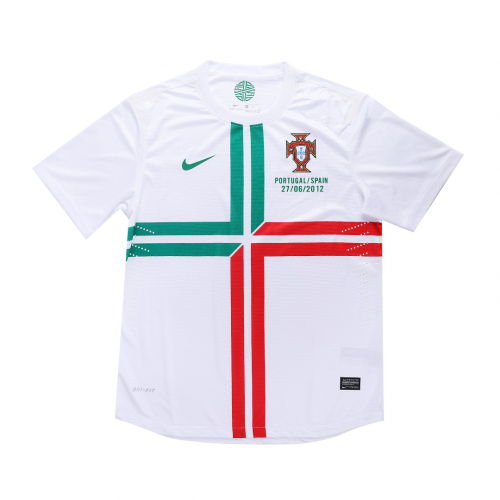 Portugal Ronaldo #7 Retro Jersey Away Euro Cup 2012