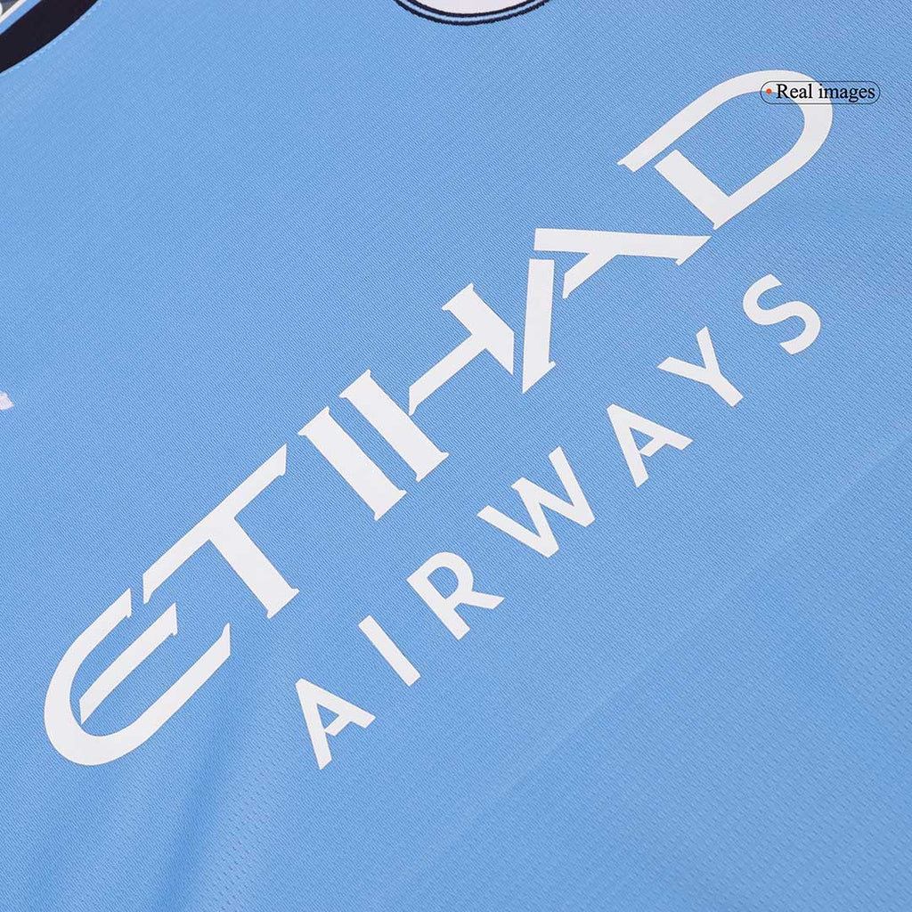 [Super Replica] RODRIGO #16 Manchester City Home Jersey 2024/25 - UCL Font