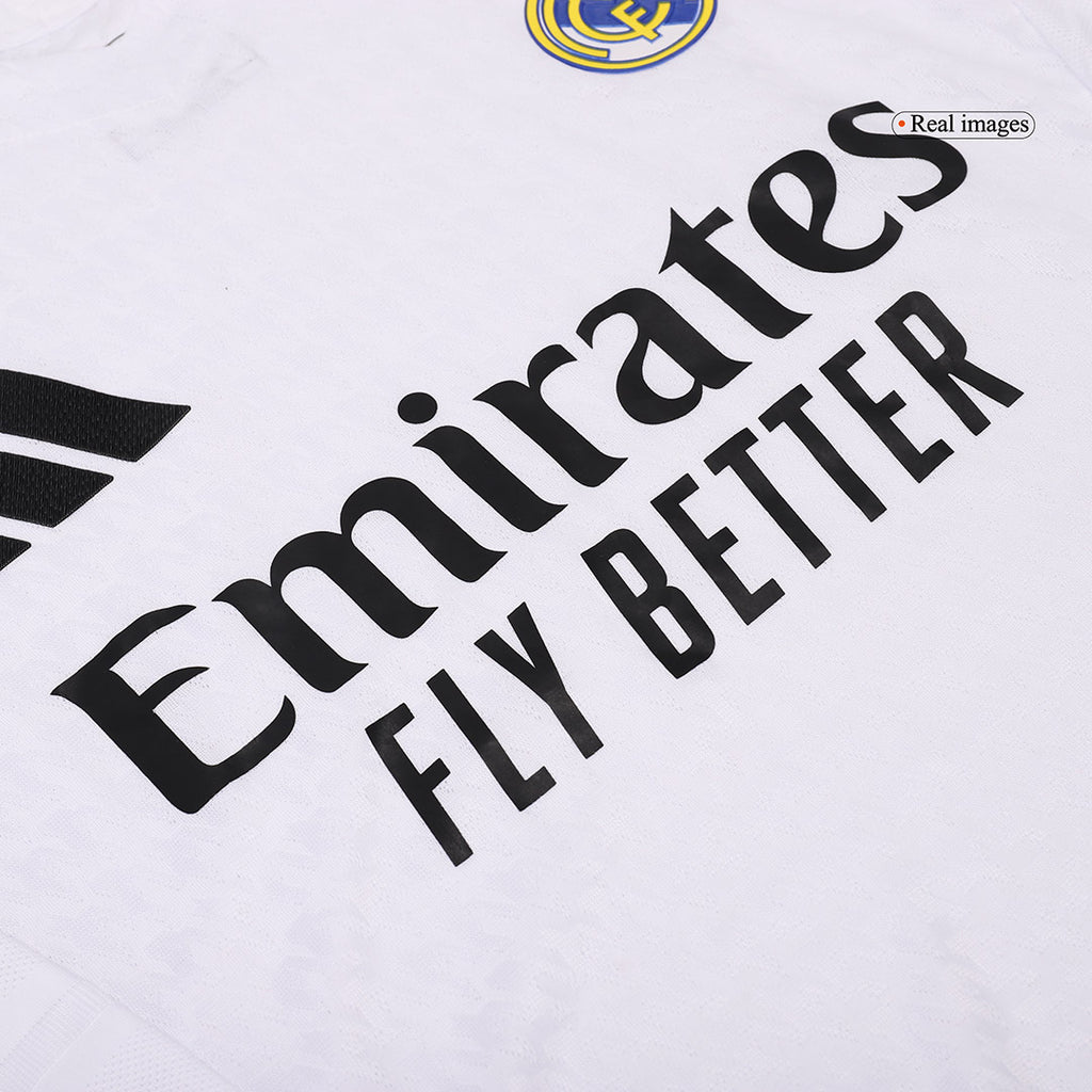 Real Madrid Home Long Sleeve Jersey Player Version 2024/25