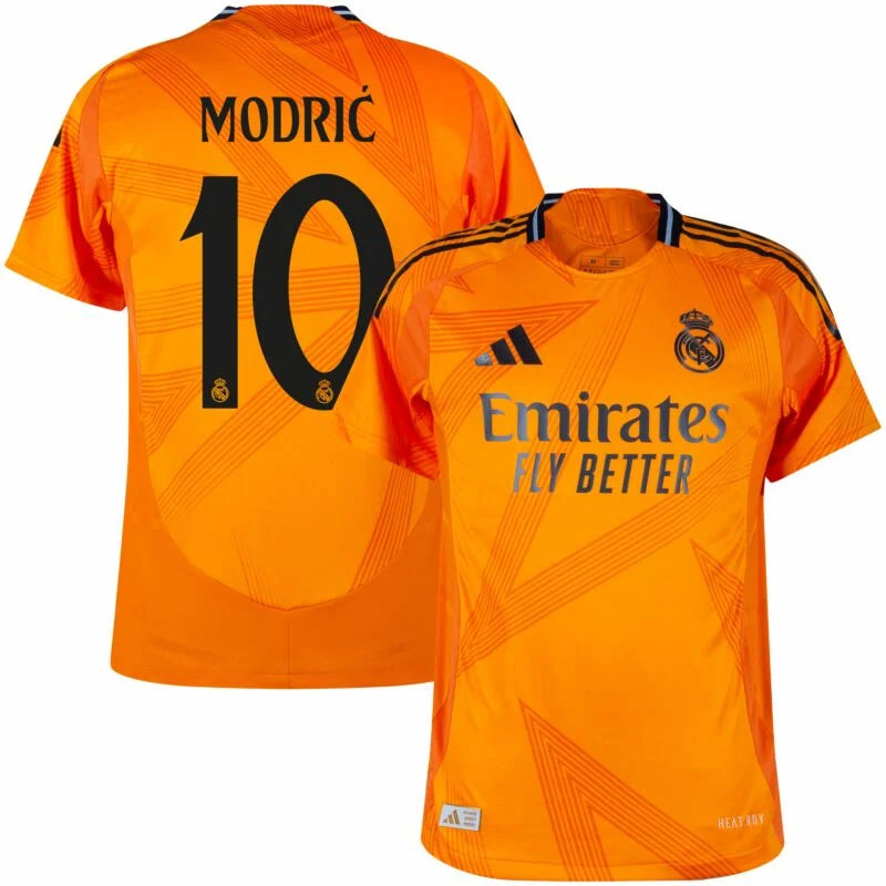 adidas Real Madrid Authentic Modrić 10 Away Shirt 2024-2025 (Official Printing)