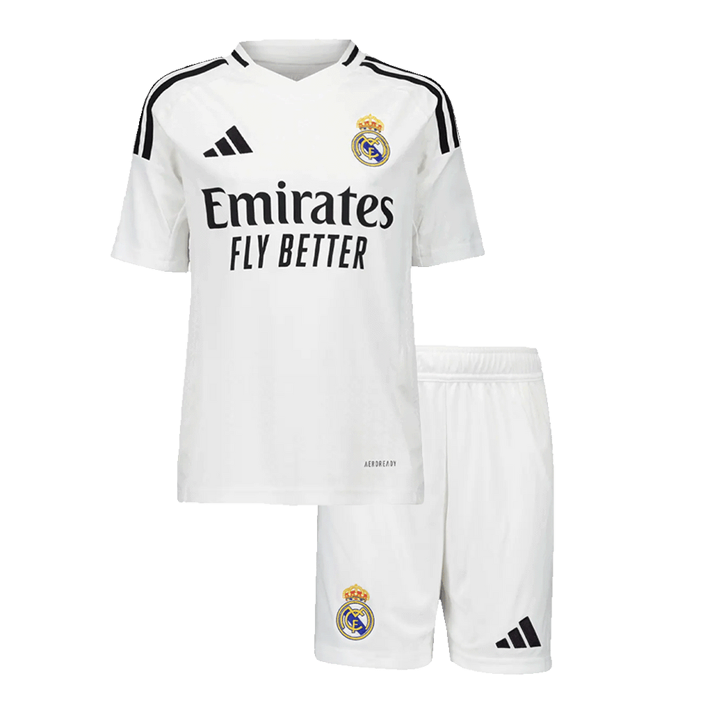 [Super Replica]  Real Madrid adidas Mbappé Away  (Jersey+Shorts)  2024/25