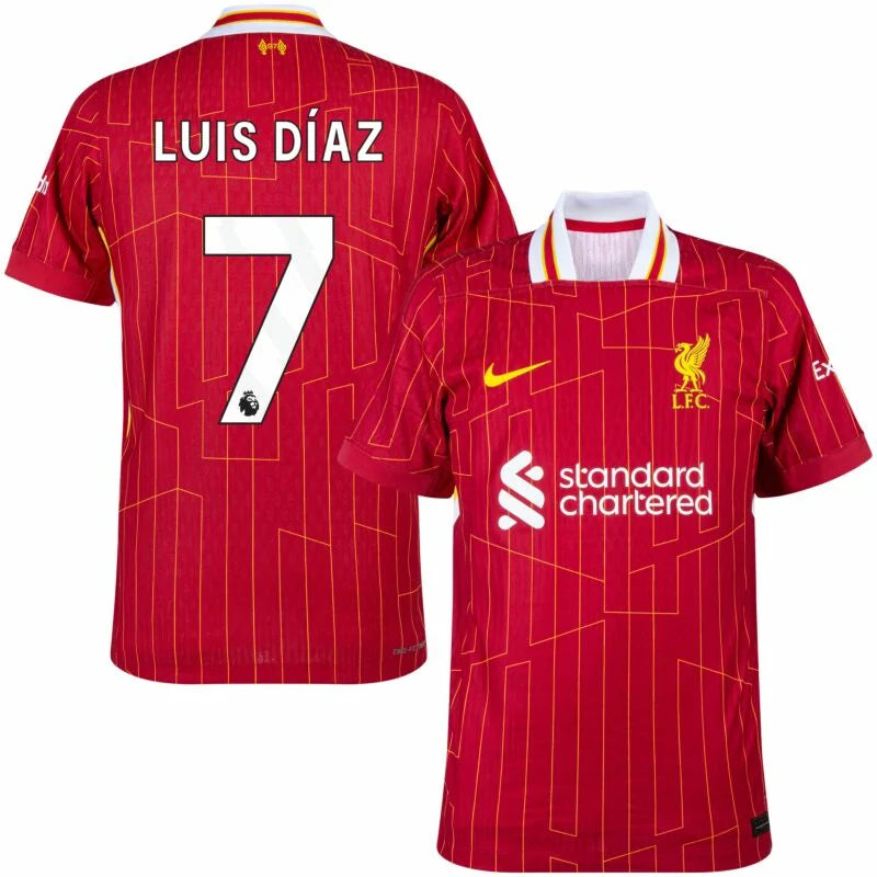 Nike Liverpool Dri-Fit ADV Match Home Luis Díaz 7 Shirt 2024-2025 (Premier League)