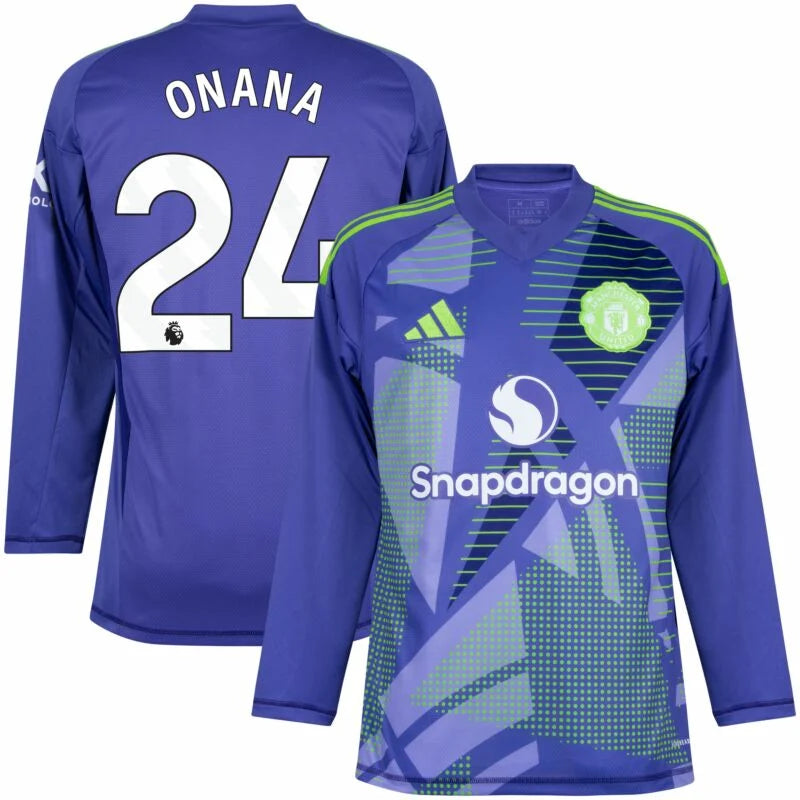 adidas Man Utd L/S GK Onana 24 Shirt 2024-2025 (Premier League)