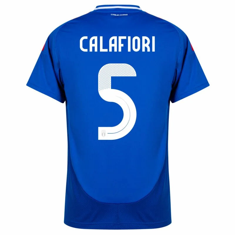 adidas Italy Home Calafiori 5 Shirt 2024-2025 (Official Printing)