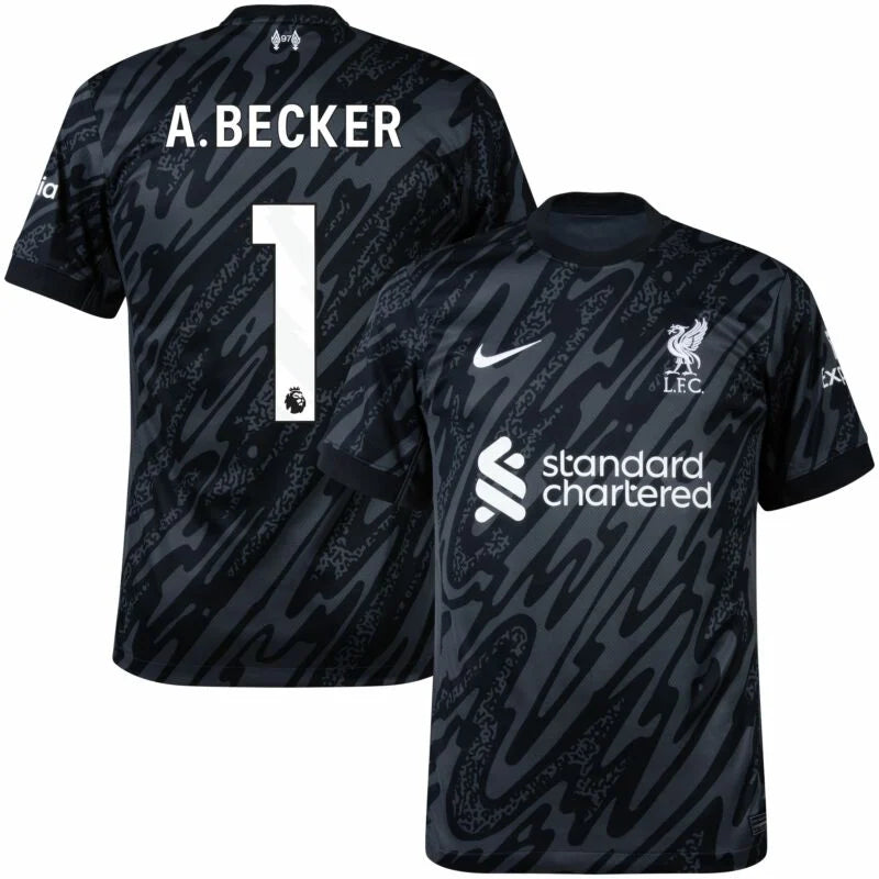 Nike Liverpool Home GK A.Becker 1 Shirt 2024-2025 (Premier League)