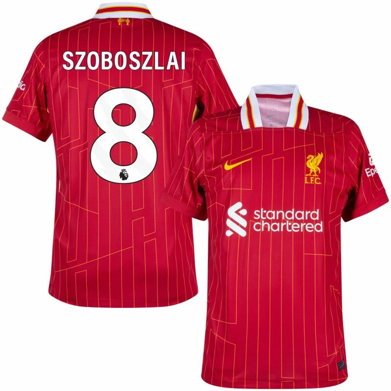 Nike Liverpool Home Szoboszlai 8 Shirt 2024-2025 (Premier League)