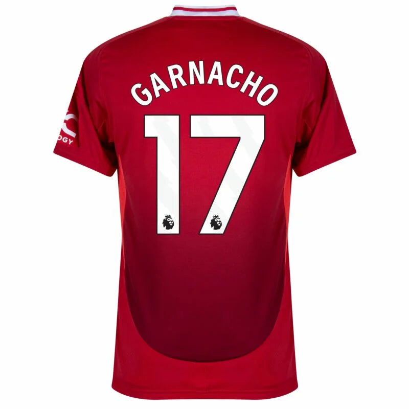 adidas Man Utd Home Garnacho 17 Shirt 2024-2025 (Premier League)