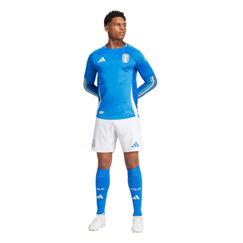 adidas Italy Home Authentic рубашка с длинным рукавом 2024-2025 